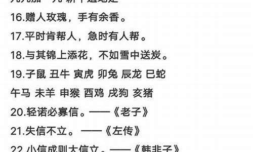 小学名人名言摘抄大全_1